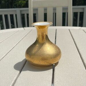 Vintage Hall Edgewater Gold Vase